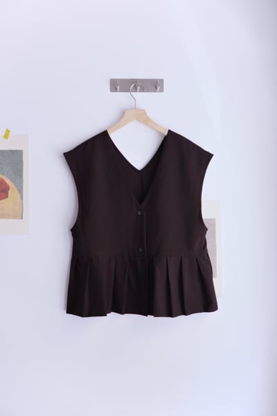 壓摺下擺蕾絲拼接西裝背心17