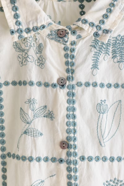 𓏭花柄圖鑑刺繡襯衫21