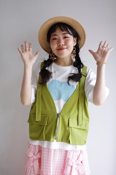 𓏭口袋多多吊帶工裝背心16