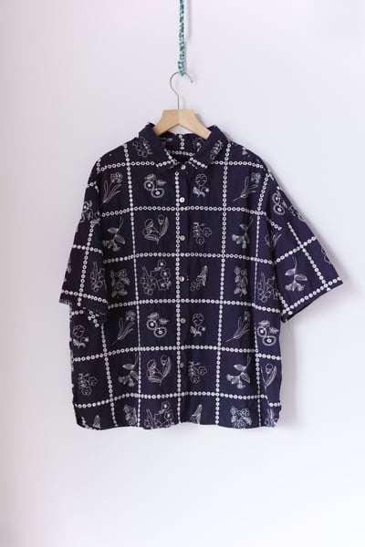 𓏭花柄圖鑑刺繡襯衫19