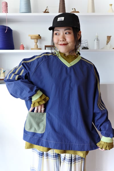 𓏭超可愛！插肩袖防風套頭上衣5