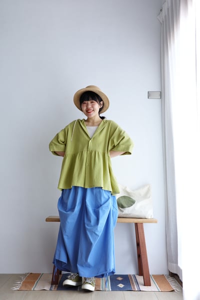 𓏭立體抓折剪裁側抽繩寬褲12