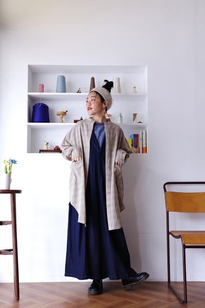 𓏭圓弧下擺長版襯衫5