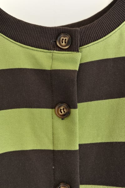 𓏭前後兩穿開襟毛巾布鬆身背心24