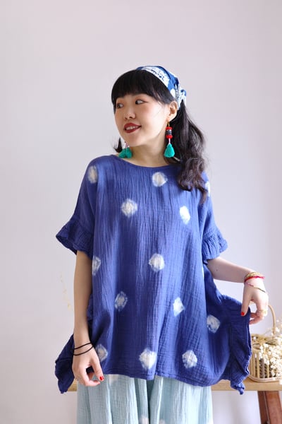 刺繡串珠流蘇耳環10