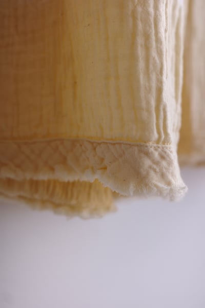 𓏭波點手染二重紗寬直筒褲7