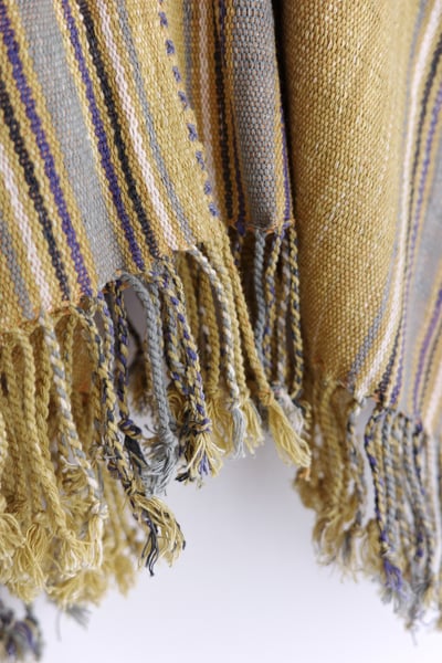 𓏭手織布流蘇Ｕ領四方衣24