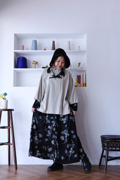 𓏭洗色丹寧七分袖簡約上衣13