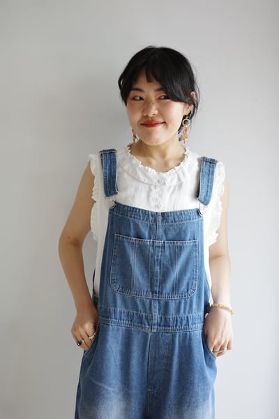 𓏭夏天的大人感吊帶褲8