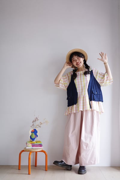 𓏭口袋多多吊帶工裝背心13