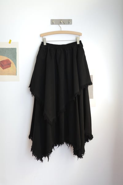 𓏭不規則拼接流蘇裙25