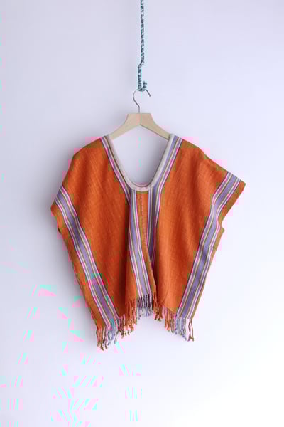 𓏭手織布流蘇Ｕ領四方衣22