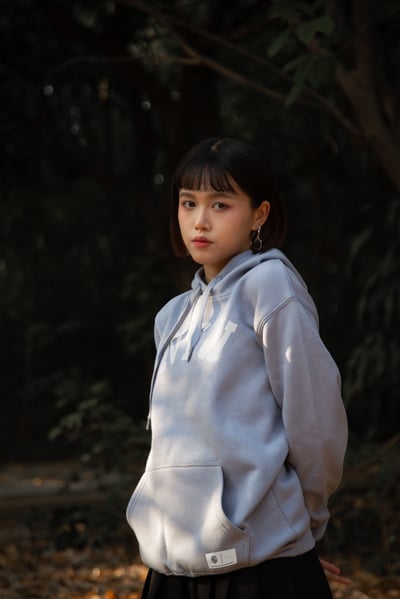 NTU 幾何款帽Ｔ－霧藍Ｓ號2