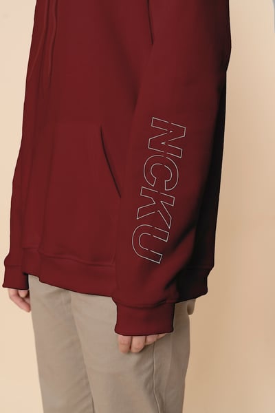 NCKU 小字款帽Ｔ－米色3