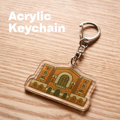 NTU 壓克力鑰匙圈－總圖款1