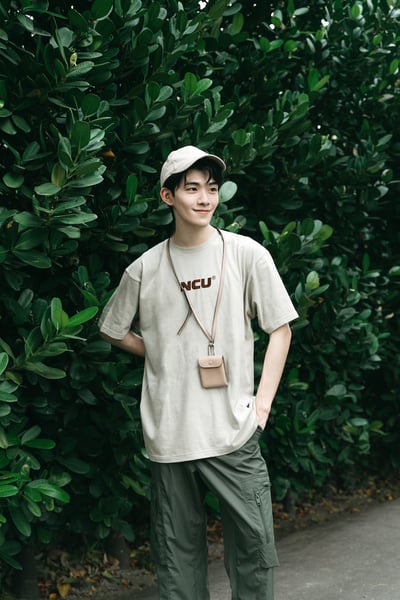 NCU 設計短Ｔ－米色3