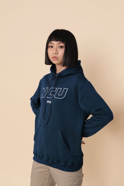 NCU 大字帽Ｔ－藍色1
