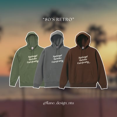 NTU 帽Ｔ－復古款1