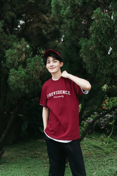 靜宜大學經典短Ｔ－紅色4