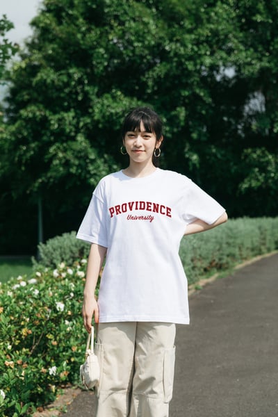 靜宜大學經典短Ｔ－白色4