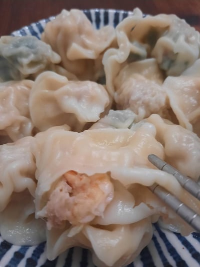 鮮蝦大水餃5