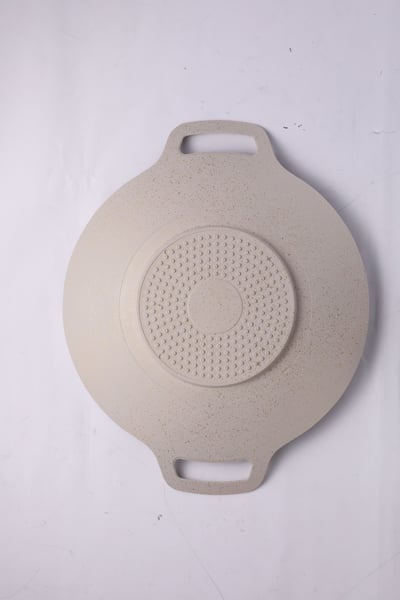 岩板麥飯石月圓烤盤4