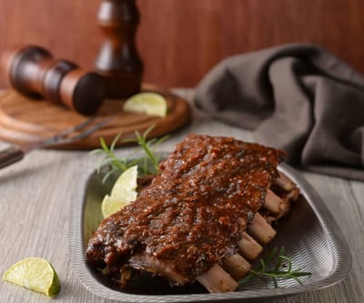 五星碳烤豬肋排6