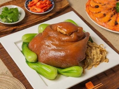 總舖師紅燒筍絲蹄膀1