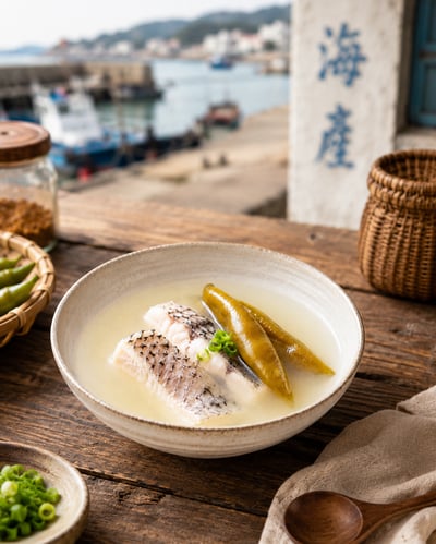 剝皮辣椒鱸魚湯4