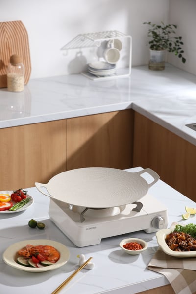 岩板麥飯石月圓烤盤2