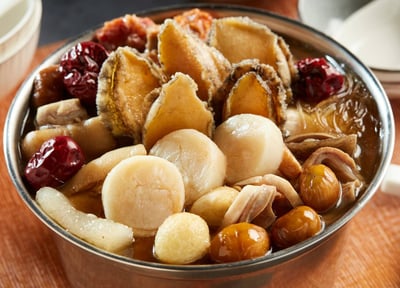 一品金湯鮑魚干貝佛跳牆3