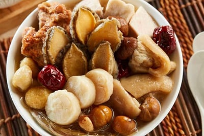 一品金湯鮑魚干貝佛跳牆2