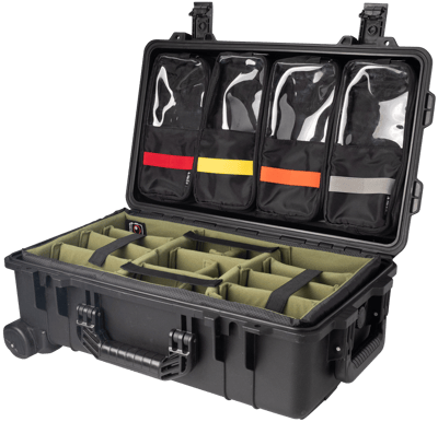 Vidafun V22 防水氣密抗撞提把滑輪箱 黑色20