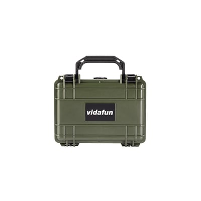 Vidafun V07 隨行防水氣密抗撞提把收納盒 綠黑色2