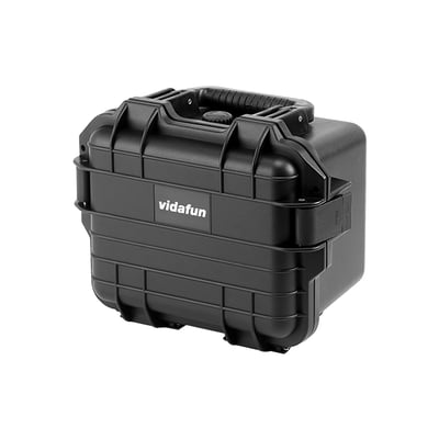 Vidafun V09 防水氣密抗撞提把收納箱 黑3