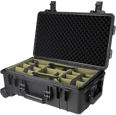 Vidafun V22 防水氣密抗撞提把滑輪箱 黑色4