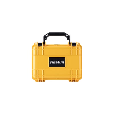 Vidafun V07 隨行防水氣密抗撞提把收納盒 黃黑色2
