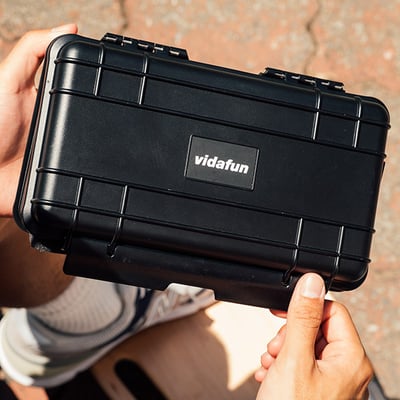 Vidafun V08 隨行防水氣密抗撞收納盒 黑色1