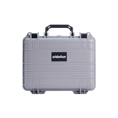 Vidafun V12 防水氣密抗撞提把收納工具箱 灰黑色2