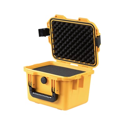 Vidafun V09 防水氣密抗撞提把收納箱 黃黑色4
