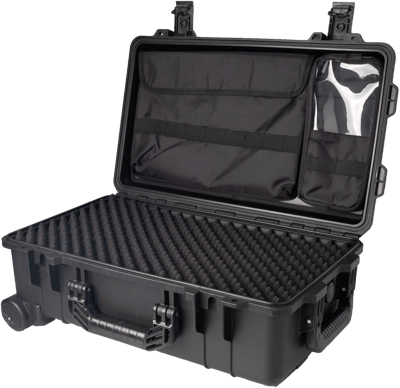 Vidafun V22 防水氣密抗撞提把滑輪箱 黑色14