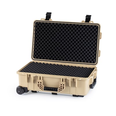 Vidafun V22 防水氣密抗撞提把滑輪箱 沙黑色2