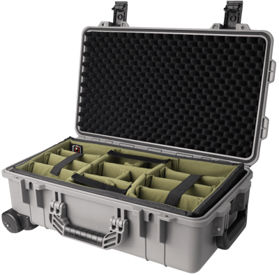 Vidafun V22 防水氣密抗撞提把滑輪箱 灰黑色4