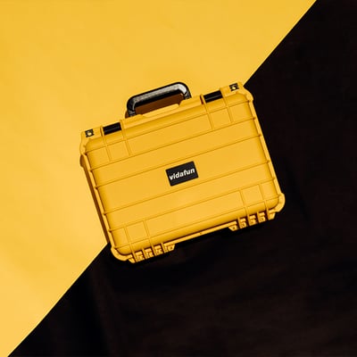 Vidafun V13 防水氣密抗撞收納箱 黃黑1