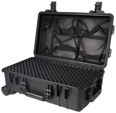 Vidafun V22 防水氣密抗撞提把滑輪箱 黑色6