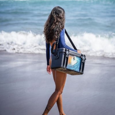 Vidafun V15 防水氣密抗撞收納箱(附側背帶)2