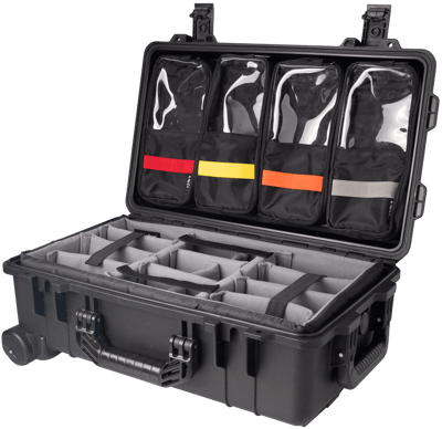 Vidafun V22 防水氣密抗撞提把滑輪箱 黑色19