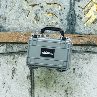 Vidafun V10 隨行防水氣密抗撞提把收納盒 灰黑色1