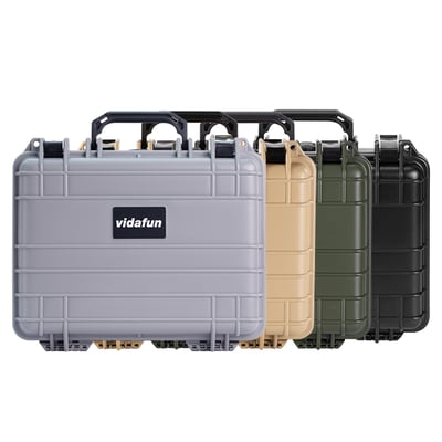 Vidafun V12 防水氣密抗撞提把收納工具箱 四色1