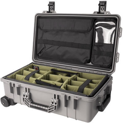 Vidafun V22 防水氣密抗撞提把滑輪箱 灰黑色16